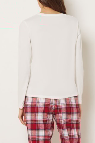 Pyjamashirt Virginien - Wit