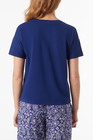 T-shirt Snow Marineblauw
