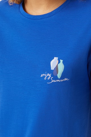 T-shirt - Koningsblauw