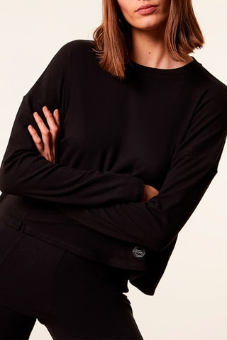 T-shirt Alexine Zwart