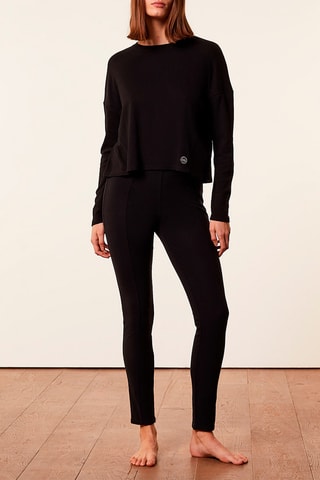 T-shirt Alexine Zwart