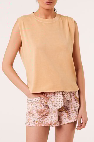 T-shirt - Mosterdgeel