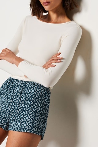 Short de pyjama - Bleu canard