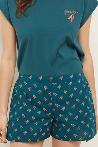 Short de pyjama Bahananas Vert foncé