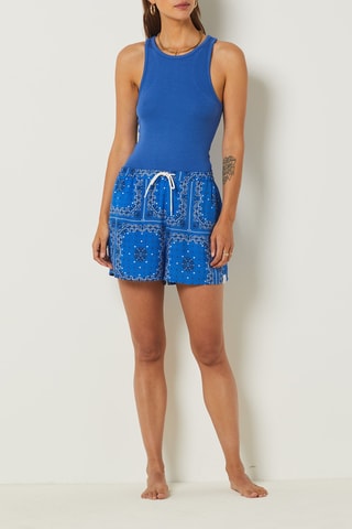Pyjamashort Pajamas Koningsblauw