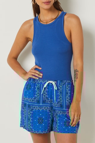 Pyjamashort Pajamas Koningsblauw