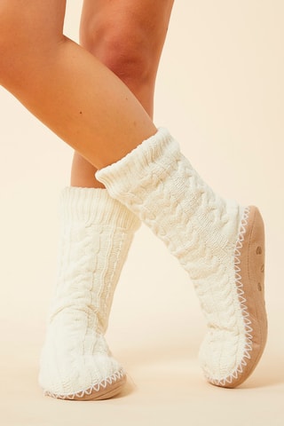 Antislipsokken Nolia Ecru