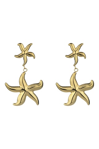 2 paires de boucles d'oreilles Lirien - Doré