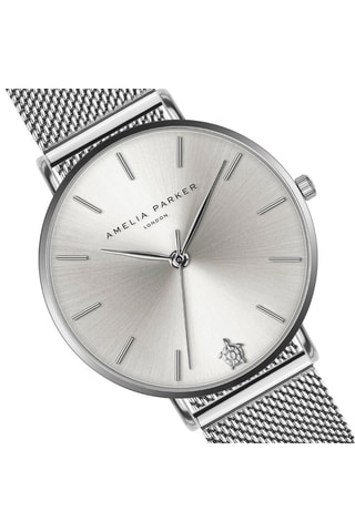 Montre à quartz en acier Capsule Grey - Argenté
