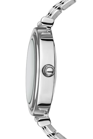 Relógio de quartzo em aço Clare Petite - Prateado e preto