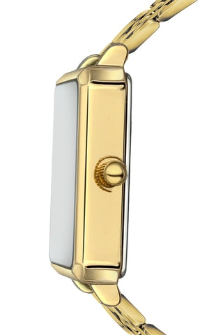 Relógio de quartzo em aço Carlie - Dourado e preto