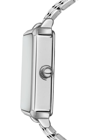 Montre à quartz en acier - Argenté et bleu