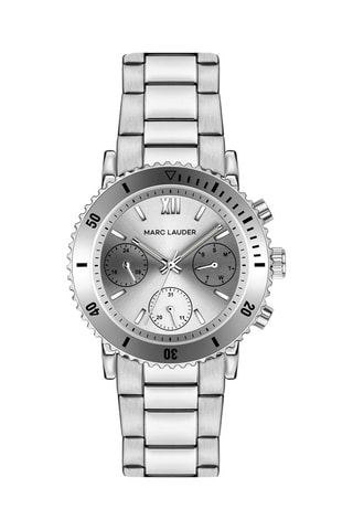 Stalen Quartz Horloge Prague - Zilverkleurig 