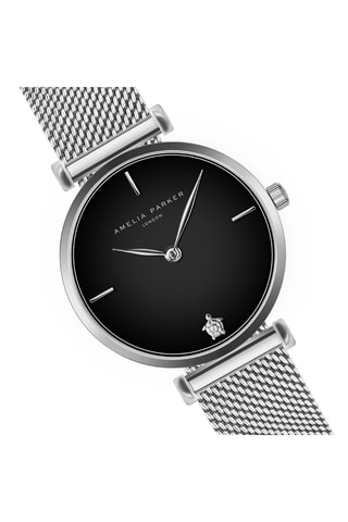 Coffret montre à quartz en acier et bracelet Night Shore