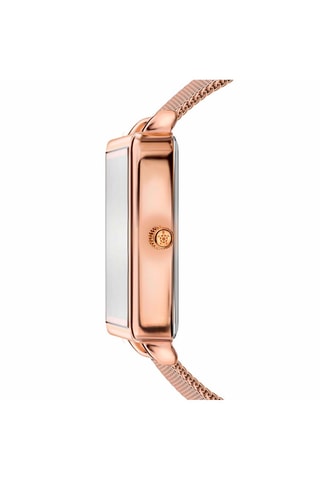 Relógio de quartzo em aço Joyful Journey - Dourado-rosa e verde