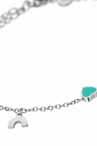 Coffret montre à quartz en cuir et bracelet Blue Lagoon