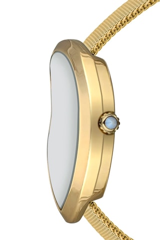 Relógio de quartzo em aço Old money - Dourado e verde