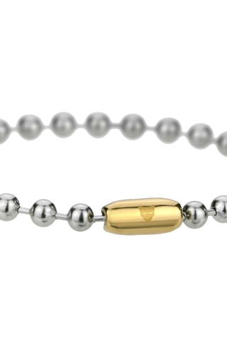 Coffret relógio de quartzo de aço e bracelete