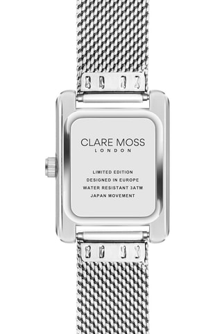 Relógio de quartzo em aço Polo - Prateado e azul-escuro