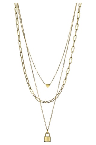 Colar com várias fileiras - Dourado