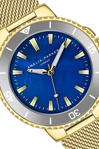 Relógio de quartzo em aço Orcena - Madrepérola