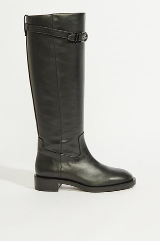 Bottes en cuir - Noir