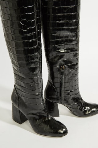 Bottes en cuir - Noir