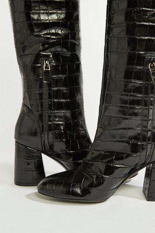 Bottes en cuir - Noir
