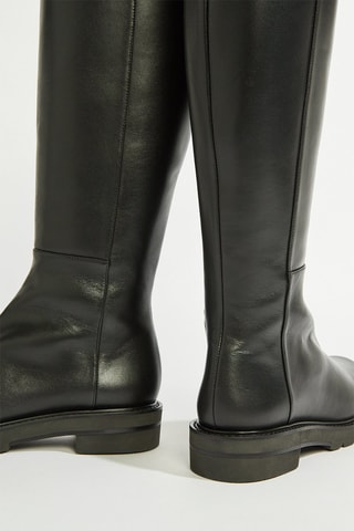 Bottes en cuir - Noir