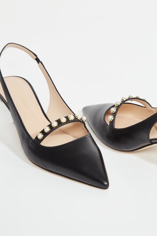 Escarpins en cuir - Noir