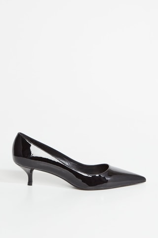 Escarpins vernis en cuir - Noir