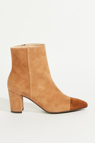 Bottines en cuir - Camel