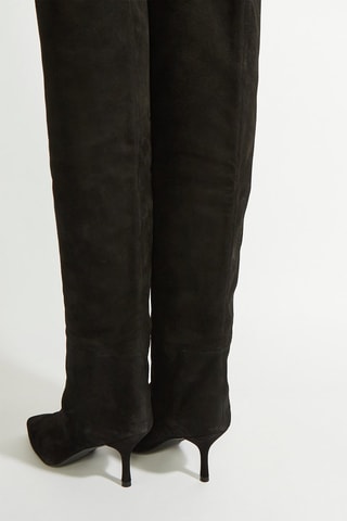 Cuissardes en cuir - Noir