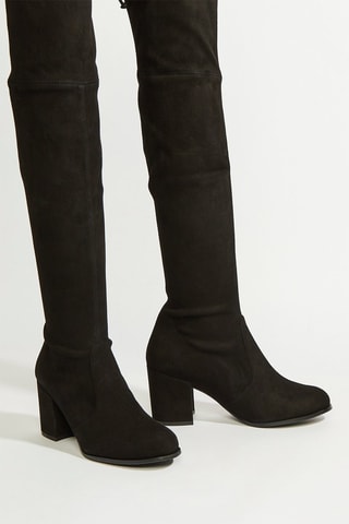 Cuissardes en cuir - Noir