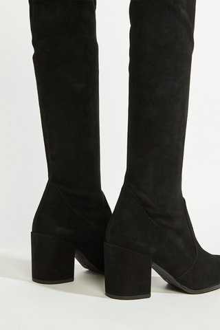 Cuissardes en cuir - Noir