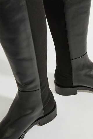 Cuissardes en cuir - Noir