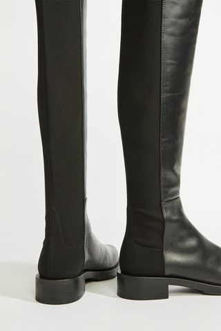 Cuissardes en cuir - Noir