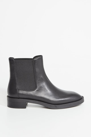 Bottines Chelsea en cuir - Noir