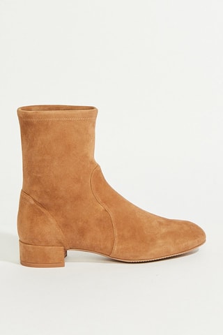 Bottines en cuir - Camel