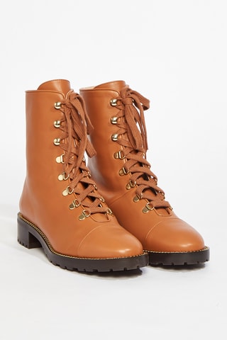 Bottines en cuir de veau Kolbie - Camel