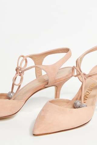 Escarpins en cuir de chèvre Orion - Rose poudré