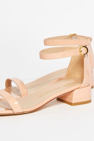 Sandales à talons en cuir Nudistjune - Rose poudré