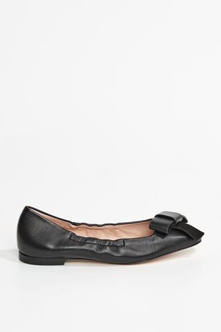 Ballerines en cuir Triton - Noir