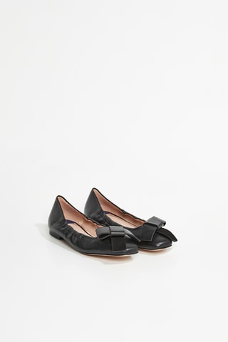 Ballerines en cuir Triton - Noir