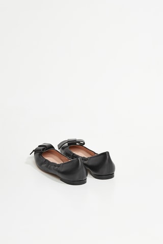 Ballerines en cuir Triton - Noir