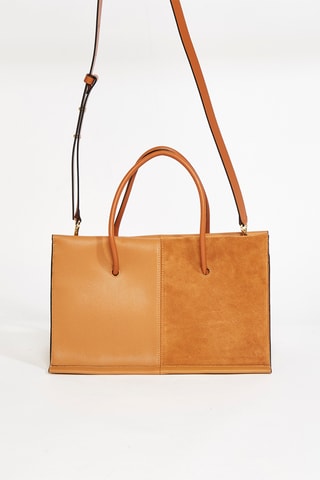 Sac à main en cuir - Camel