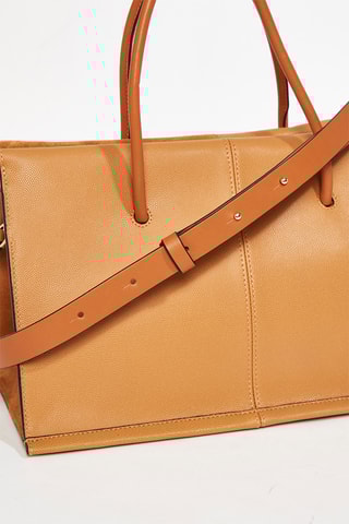 Sac à main en cuir - Camel