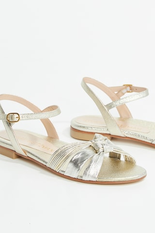 Sandales en cuir d’agneau Keana - Argenté