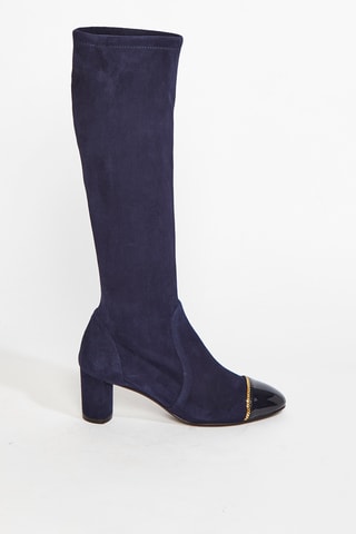 Bottines en cuir Vallerie - Bleu