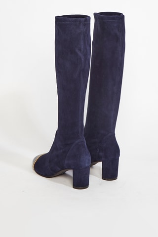 Bottines en cuir Vallerie - Bleu